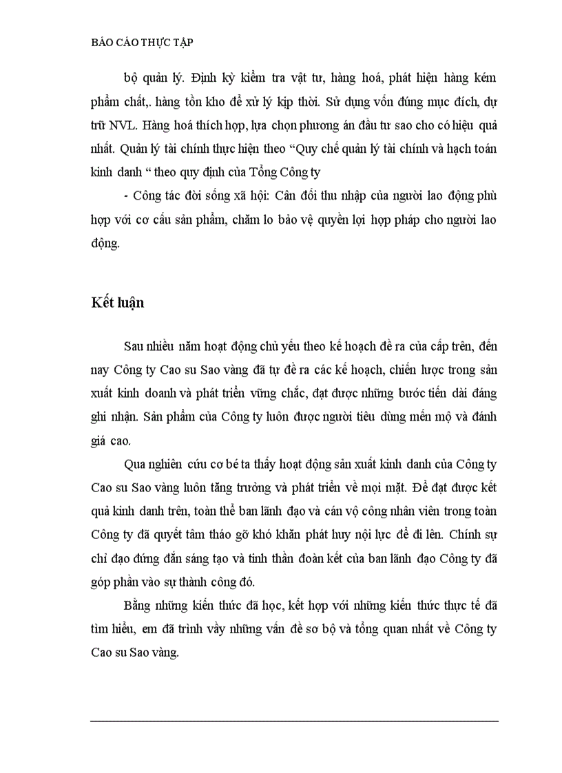 image for page Tình hình hoạt động kinh danh của Công ty Cao su sao vàng