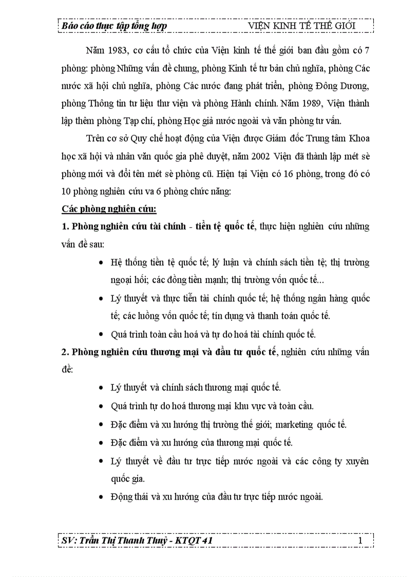 image for page Quá trình hình thành và phát triển của viện kinh tế thế giới