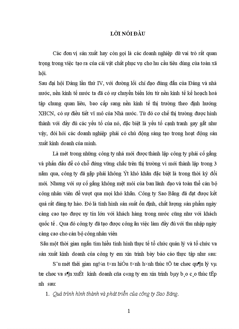 image for page Quá trình hoàn thành và phát triển của công ty sao băng