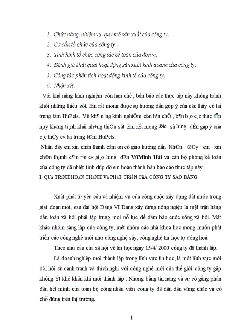 image for page Quá trình hoàn thành và phát triển của công ty sao băng
