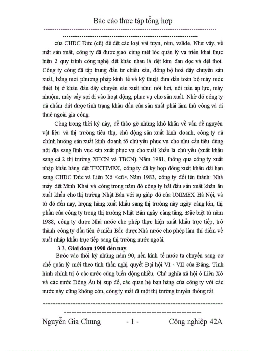 image for page Đặc điểm về sản phẩm và thị trường sản phẩm của công ty.