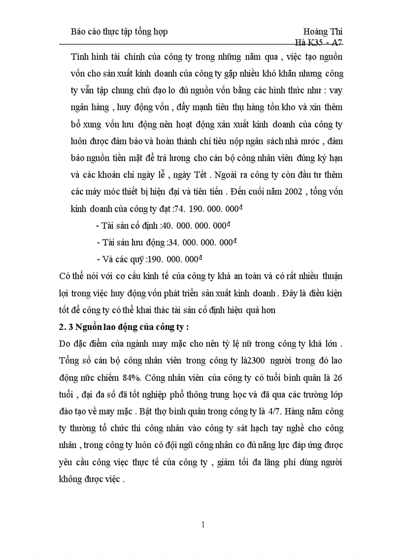 image for page Môi trường kinh doanh và thị trường của công ty may Thăng Long