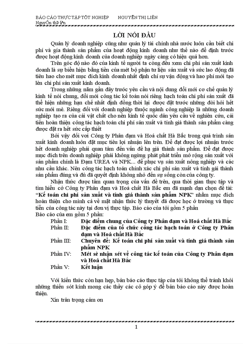 image for page Kế toán chi phí sản xuất và tính giá thành sản phẩm NPK