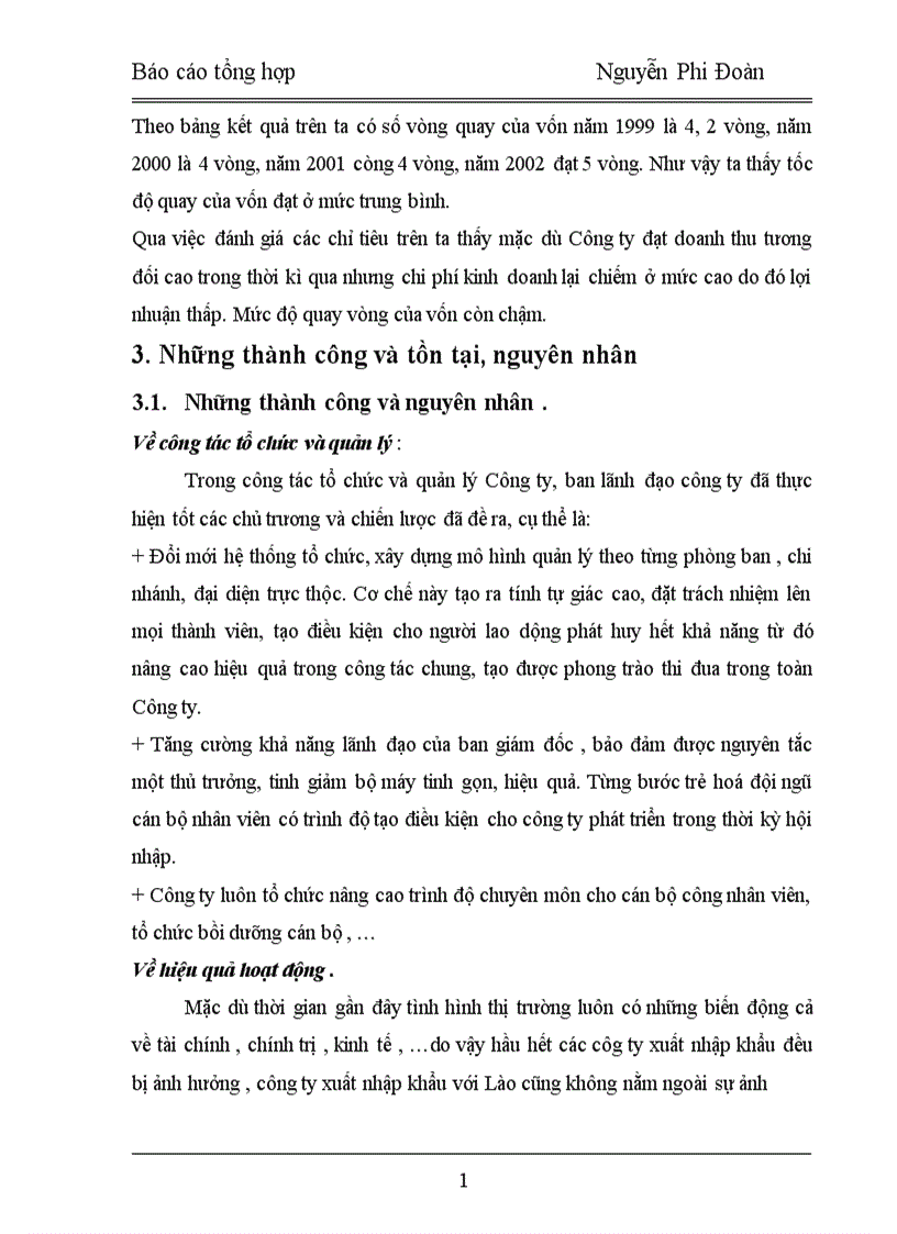 image for page Tình hình hoạt động sản xuất kinh doanh của doanh nghiệp Công ty VILEXIM