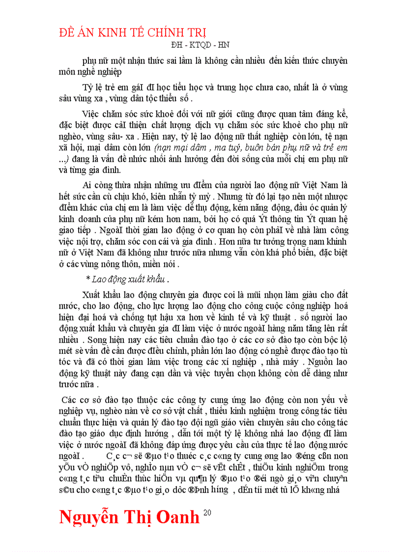 image for page Thực trạng đào tạo và sử dụng nguồn nhân lực ở nước ta trong quá trình công nghiệp hoá, hiện đại hoá