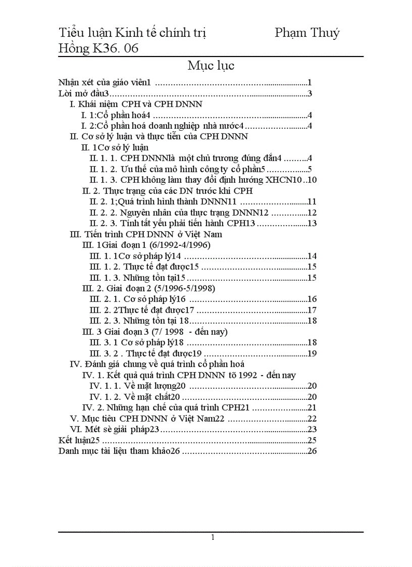 image for page Kinh tế chính trị Cổ phần hóa doanh nghiệp nhà nước