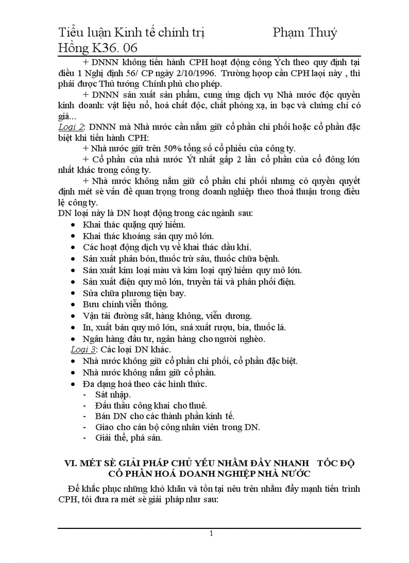 image for page Kinh tế chính trị Cổ phần hóa doanh nghiệp nhà nước