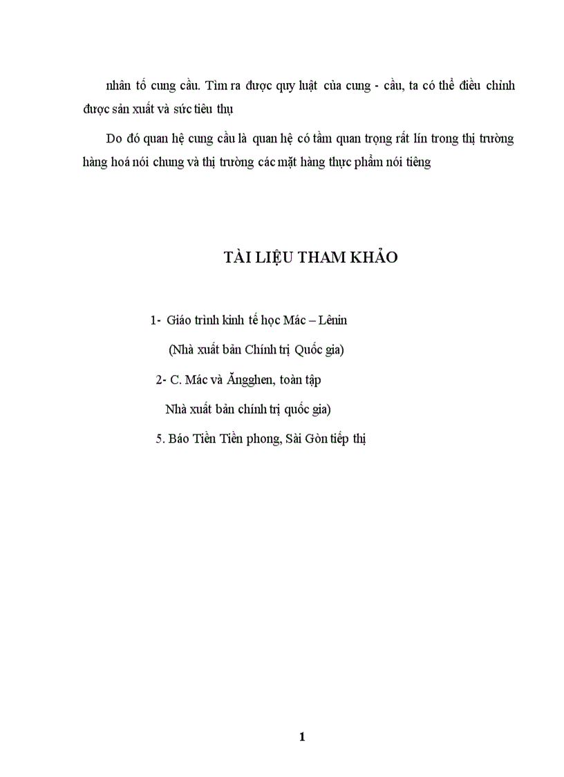 image for page Quan hệ cung – cầu tác động đến sự lên xuống giá cả trong một số mặt hàng thực phẩm trong dịp tết nguyên đám vừa qua