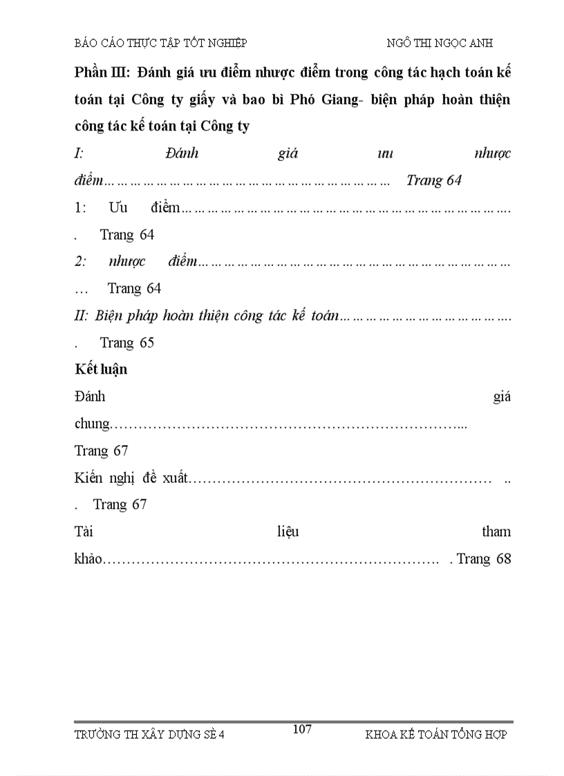 image for page Đánh giá ưu điểm nhược điểm trong công tác kế toán tại Công ty giấy và bao bì Phú Giang- Biện pháp hoàn thiện công tác kế toán tại Công ty