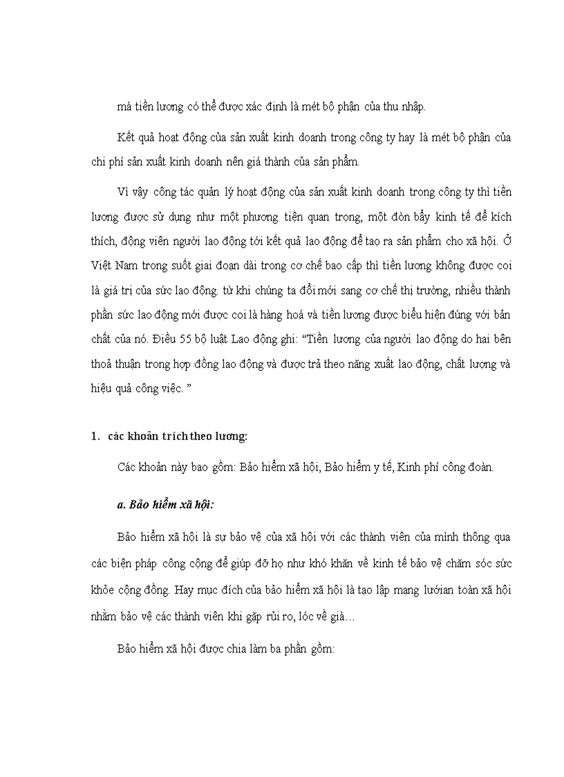 image for page Hạch toán tiền lương và các khoản trích theo lương tại công ty xây dựng điện và dịch vụ PTNT - HN Ngoài phần mở đầu, kết luận chuyên đề của em bao gồm 3 phần sau