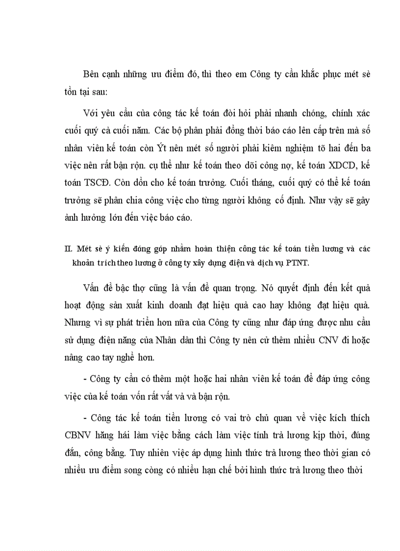 image for page Hạch toán tiền lương và các khoản trích theo lương tại công ty xây dựng điện và dịch vụ PTNT - HN Ngoài phần mở đầu, kết luận chuyên đề của em bao gồm 3 phần sau