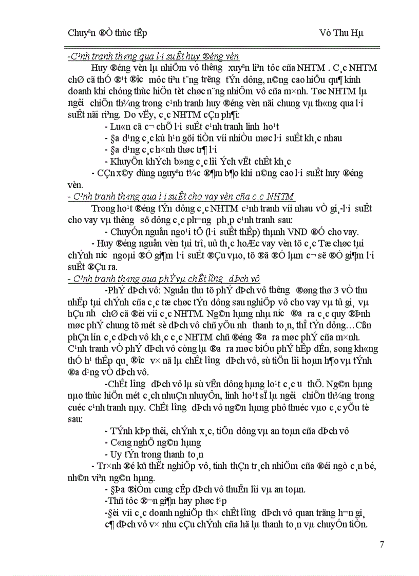 image for page Thực trạng cạnh tranh của Ngân hàng đầu tư và phát triển Việt Nam