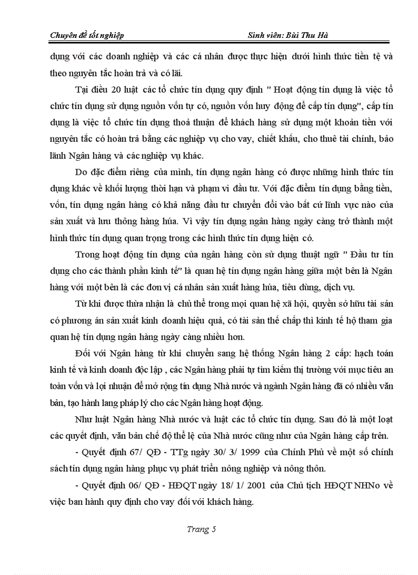 image for page Giải pháp nâng cao chất lượng tín dụng tại chi nhánh ngân hàng nông nghiệp và phát triển nông thôn - huyện lâm thao