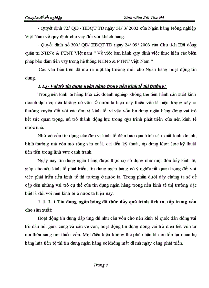 image for page Giải pháp nâng cao chất lượng tín dụng tại chi nhánh ngân hàng nông nghiệp và phát triển nông thôn - huyện lâm thao