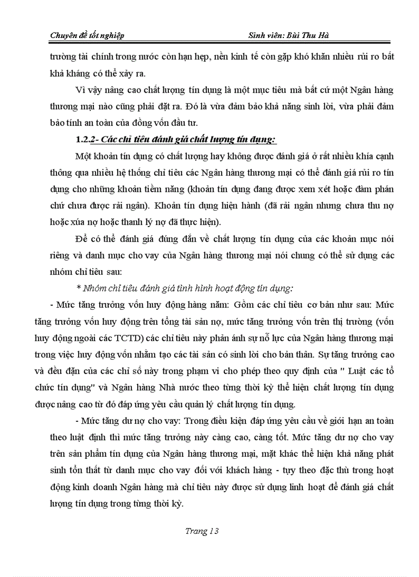 image for page Giải pháp nâng cao chất lượng tín dụng tại chi nhánh ngân hàng nông nghiệp và phát triển nông thôn - huyện lâm thao