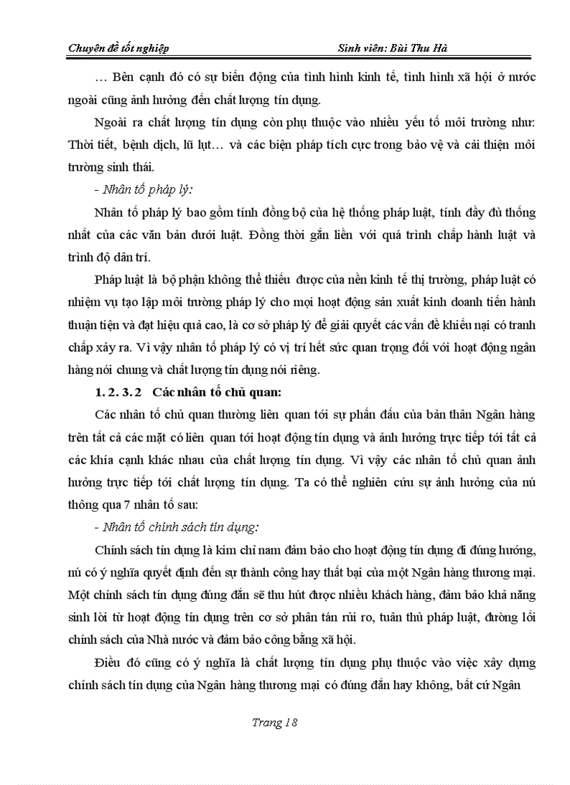 image for page Giải pháp nâng cao chất lượng tín dụng tại chi nhánh ngân hàng nông nghiệp và phát triển nông thôn - huyện lâm thao