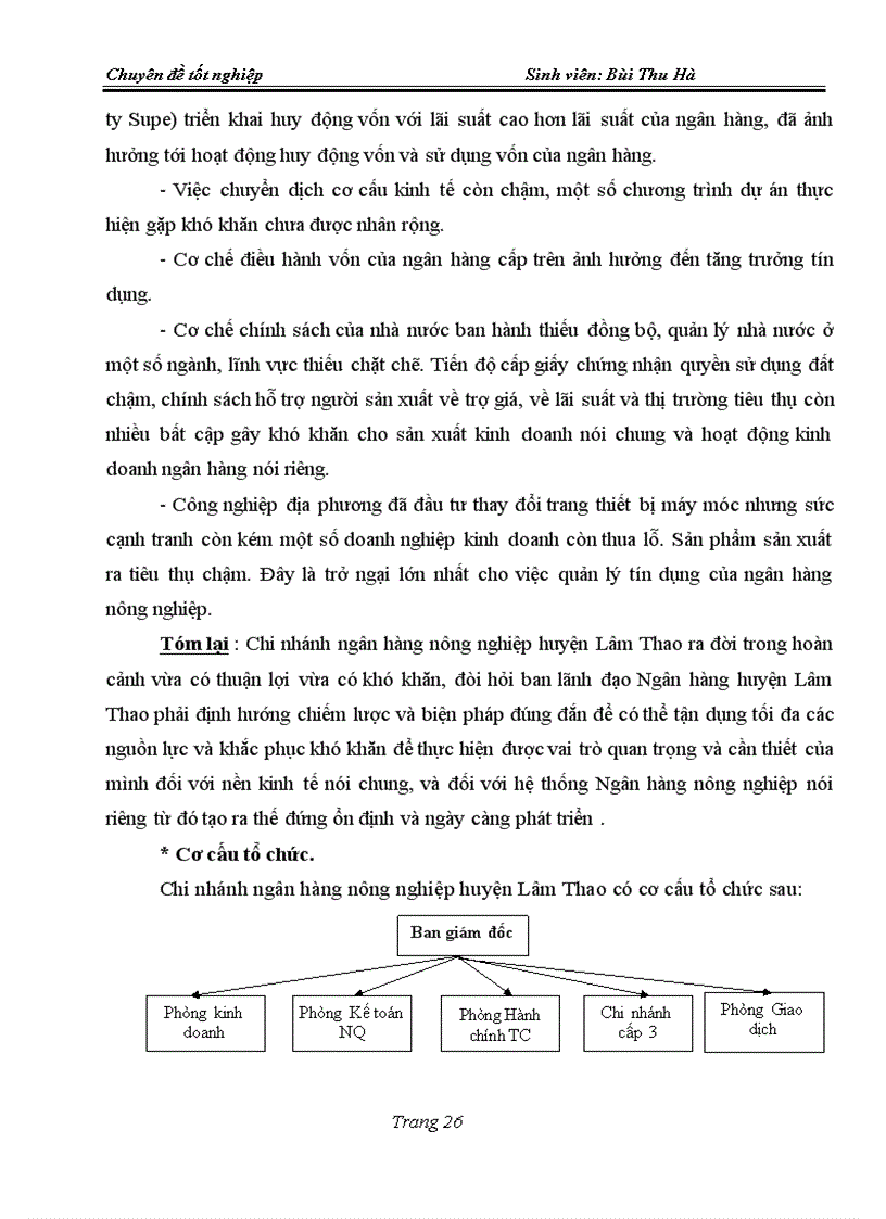 image for page Giải pháp nâng cao chất lượng tín dụng tại chi nhánh ngân hàng nông nghiệp và phát triển nông thôn - huyện lâm thao