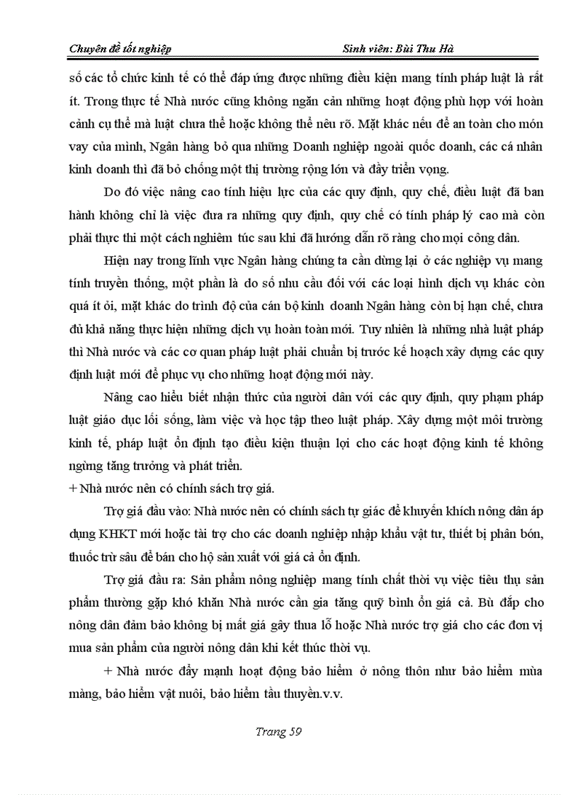 image for page Giải pháp nâng cao chất lượng tín dụng tại chi nhánh ngân hàng nông nghiệp và phát triển nông thôn - huyện lâm thao