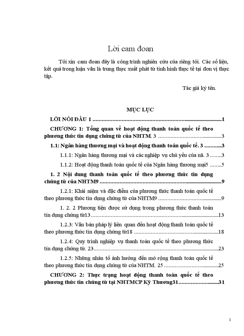 image for page Hoạt động thanh toán quốc tế theo phương thức tín dụng chứng từ tại NH TMCP Quân đội