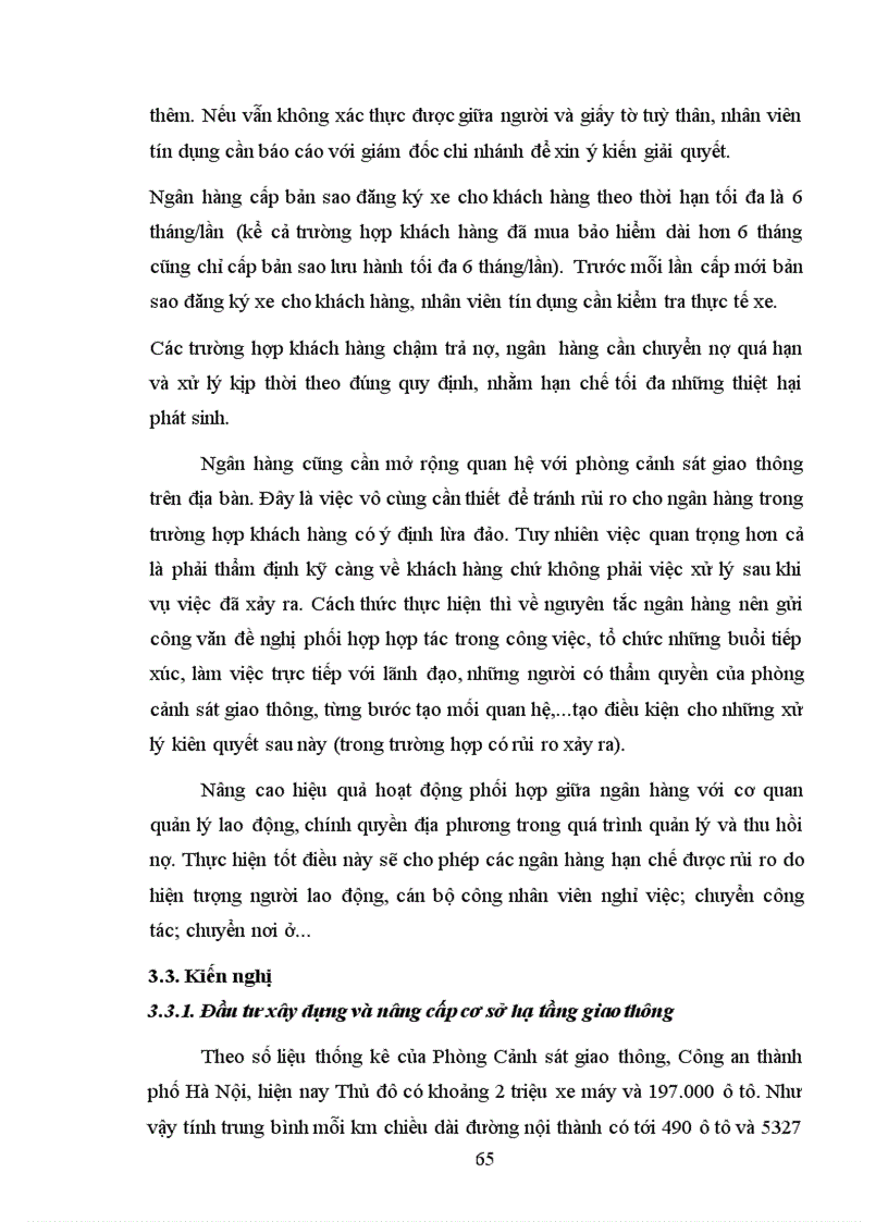 image for page Giải pháp mở rộng hoạt động cho vay mua ô tô tại VPBank - Chi nhánh Hà Nội