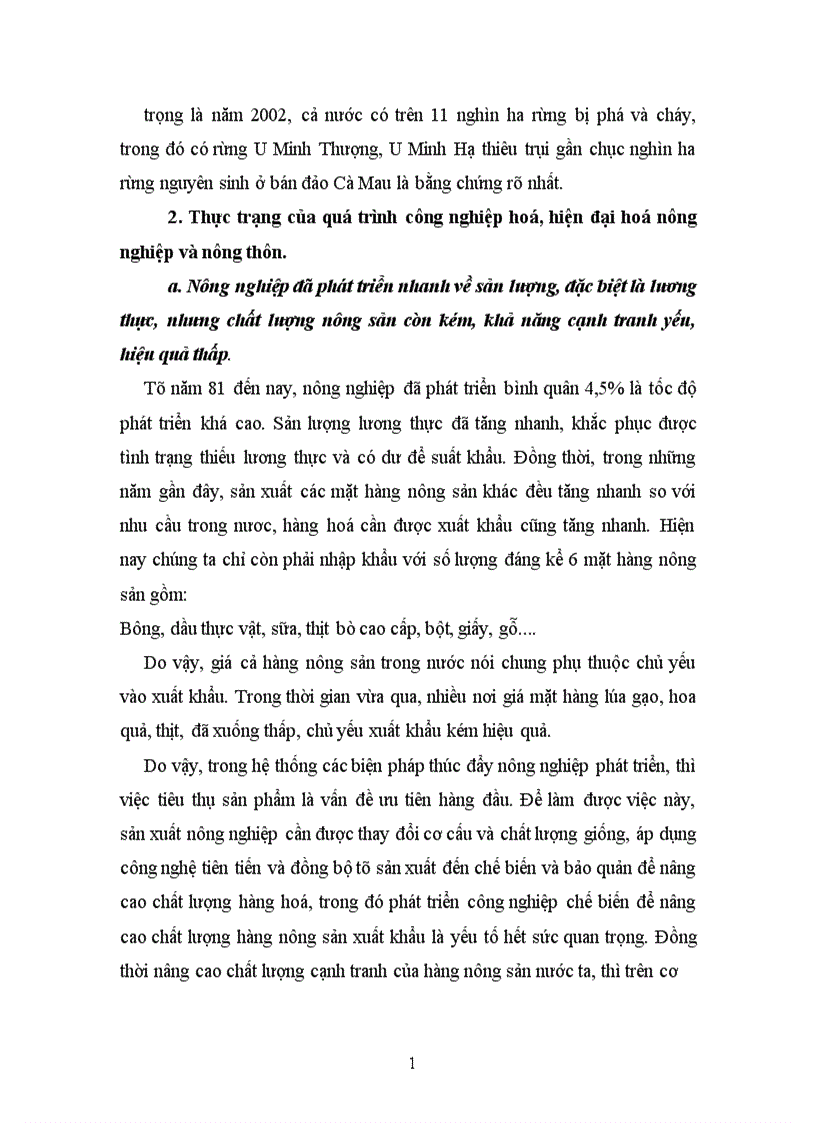 image for page Nội dung của quá trình CNH-HĐH nông nghiệp và nông thôn