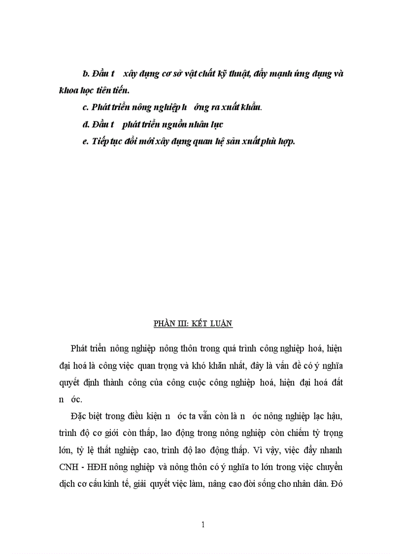 image for page Nội dung của quá trình CNH-HĐH nông nghiệp và nông thôn