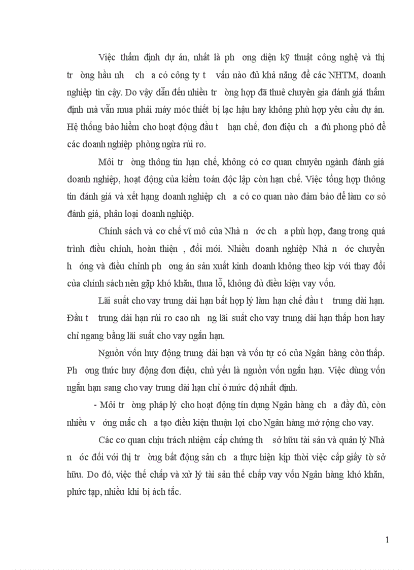 image for page Một số giải pháp nâng cao chất lượng tín dụng trung dài hạn tại Chi nhánh Ngân hàng Công thương tỉnh Nam Định” cho chuyên đề tốt nghiệp