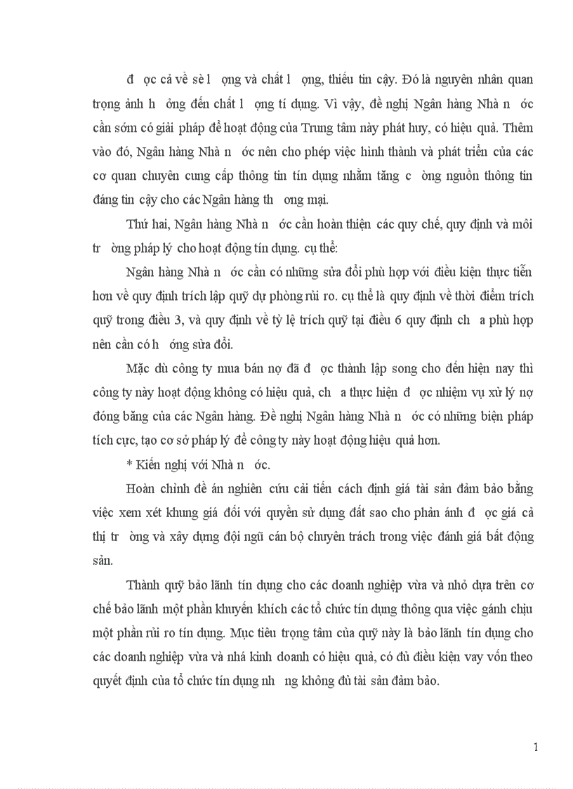 image for page Một số giải pháp nâng cao chất lượng tín dụng trung dài hạn tại Chi nhánh Ngân hàng Công thương tỉnh Nam Định” cho chuyên đề tốt nghiệp