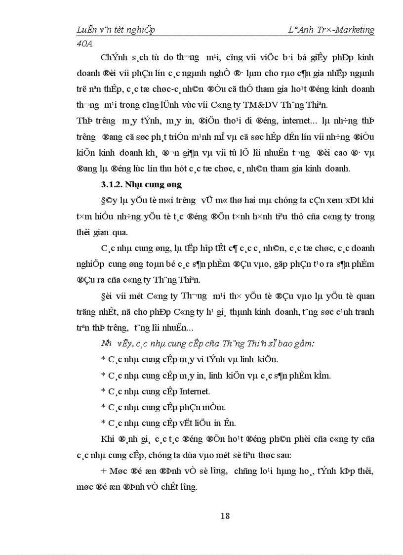 image for page Thực trạng kênh phân phối và các hoạt động Marketing trong kênh tại công ty TM&DV Thăng Thiên