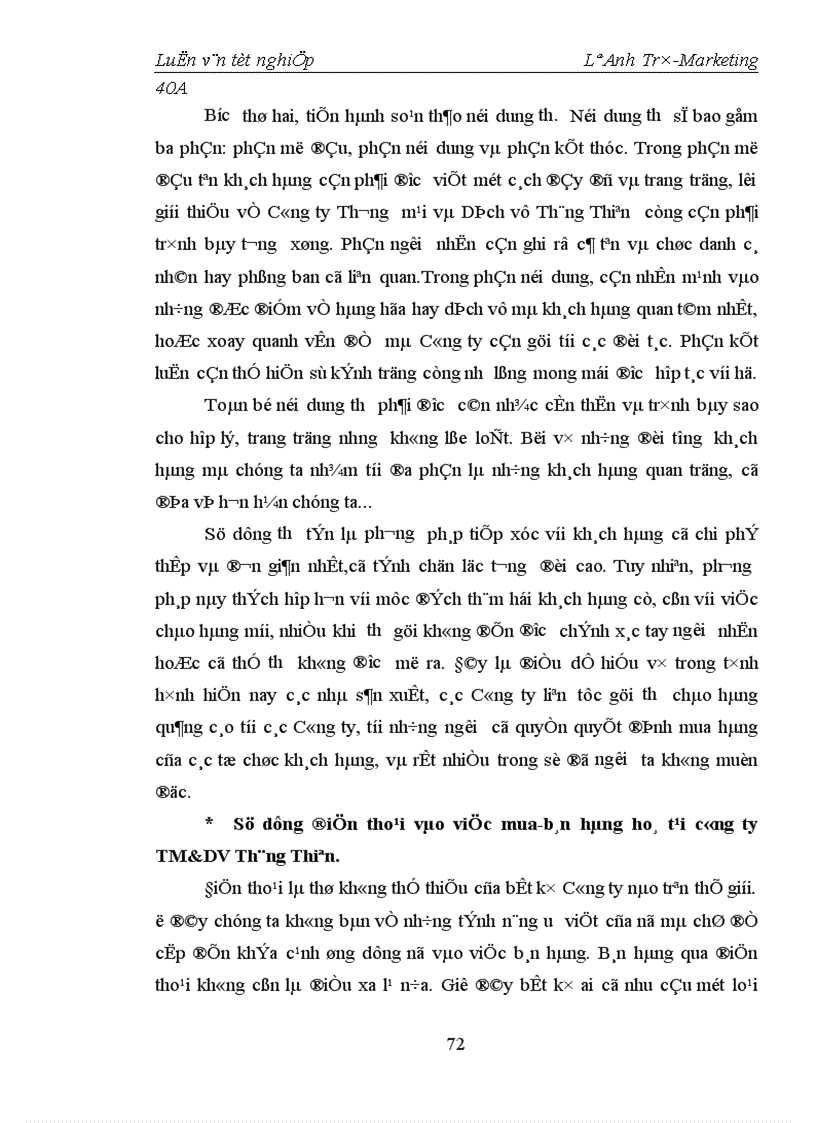 image for page Thực trạng kênh phân phối và các hoạt động Marketing trong kênh tại công ty TM&DV Thăng Thiên