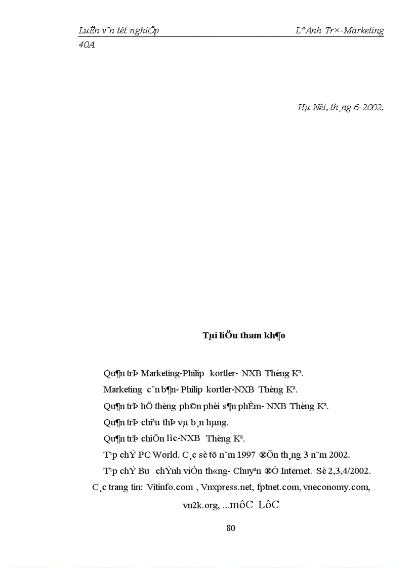 image for page Thực trạng kênh phân phối và các hoạt động Marketing trong kênh tại công ty TM&DV Thăng Thiên