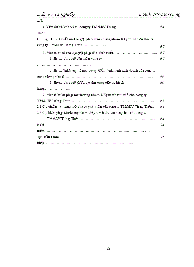 image for page Thực trạng kênh phân phối và các hoạt động Marketing trong kênh tại công ty TM&DV Thăng Thiên