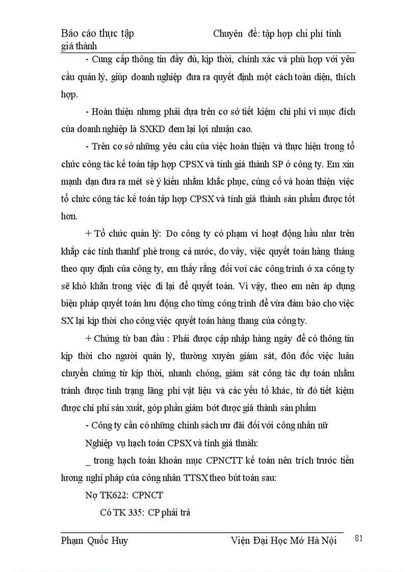 image for page Hoàn thiện cụng tác tập hợp chi phớ SX và tính gía thành SP