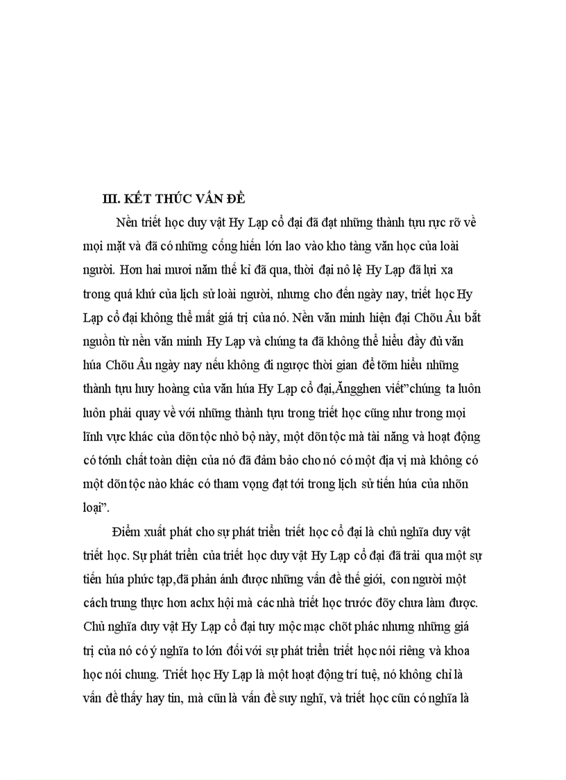 image for page Phân tích giá trị và hạn chế của các nhà triết học duy vật Hy Lạp cổ đại