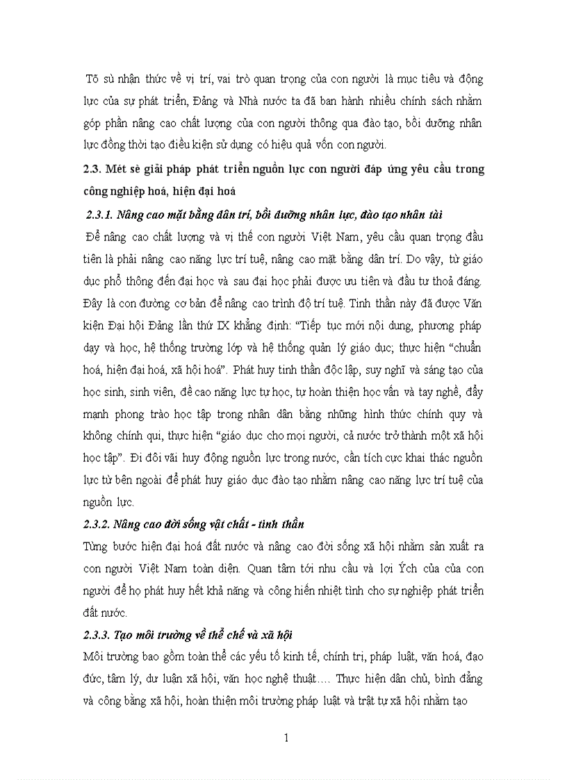 image for page Thực trạng về nguồn lực con người trong công nghiệp hoá, hiện đại hoá ở nước ta hiện nay