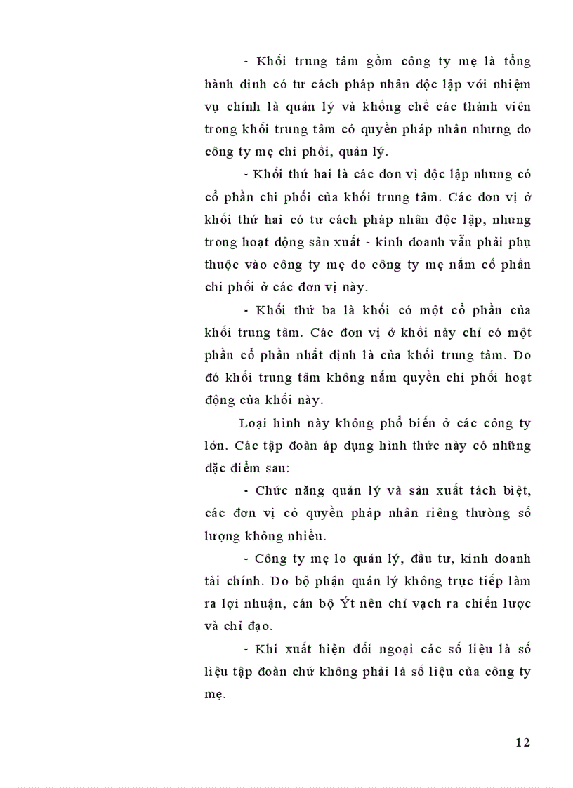 image for page Bản chất của mô hình Công ty mẹ- Công ty con