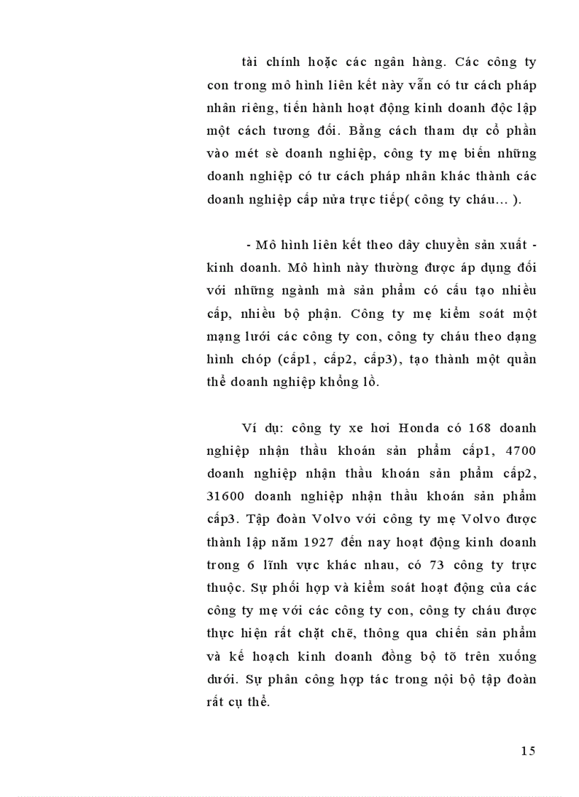 image for page Bản chất của mô hình Công ty mẹ- Công ty con