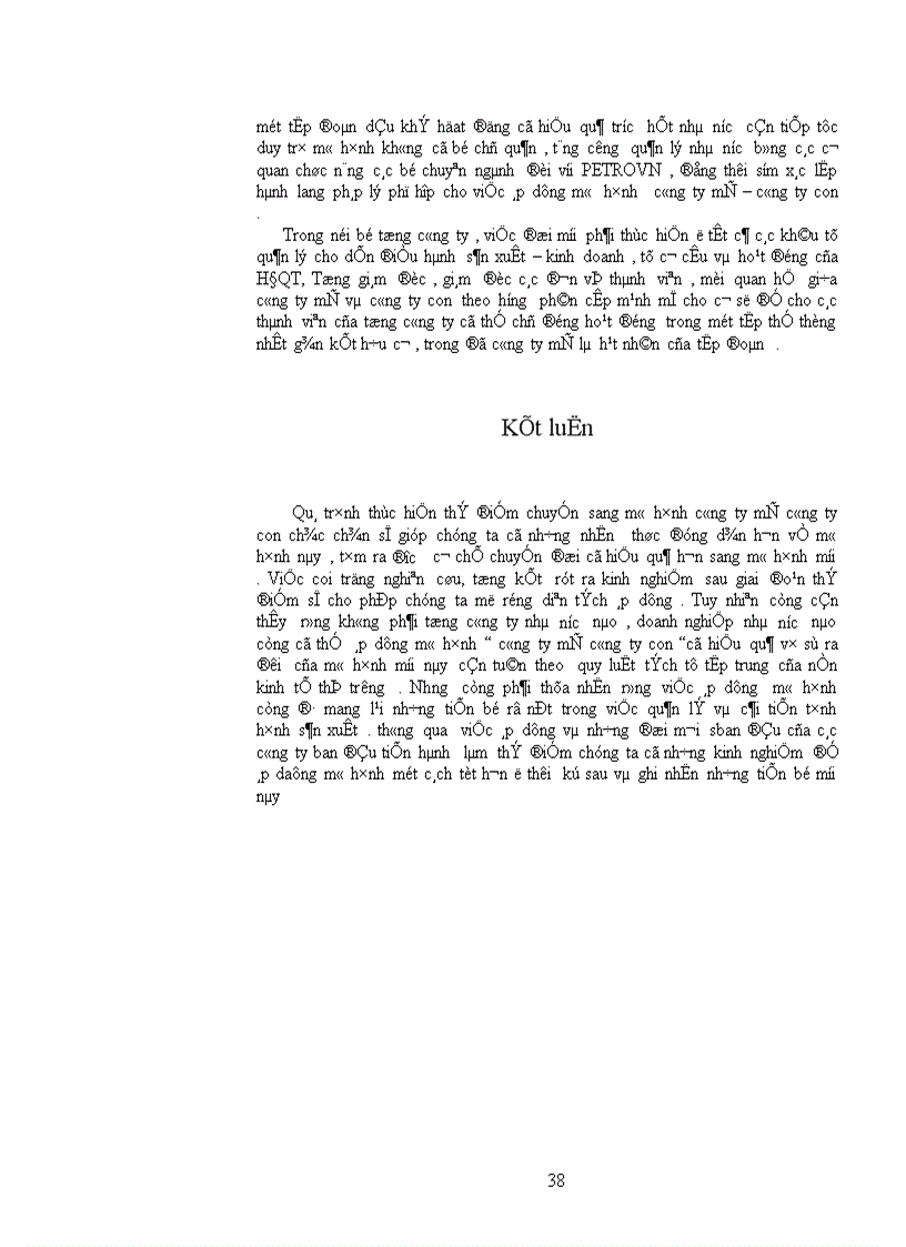 image for page Sự cần thiết chuyển các tổng công ty , doanh nghiệp nhà nước sang mô hình cong ty mẹ công ty con