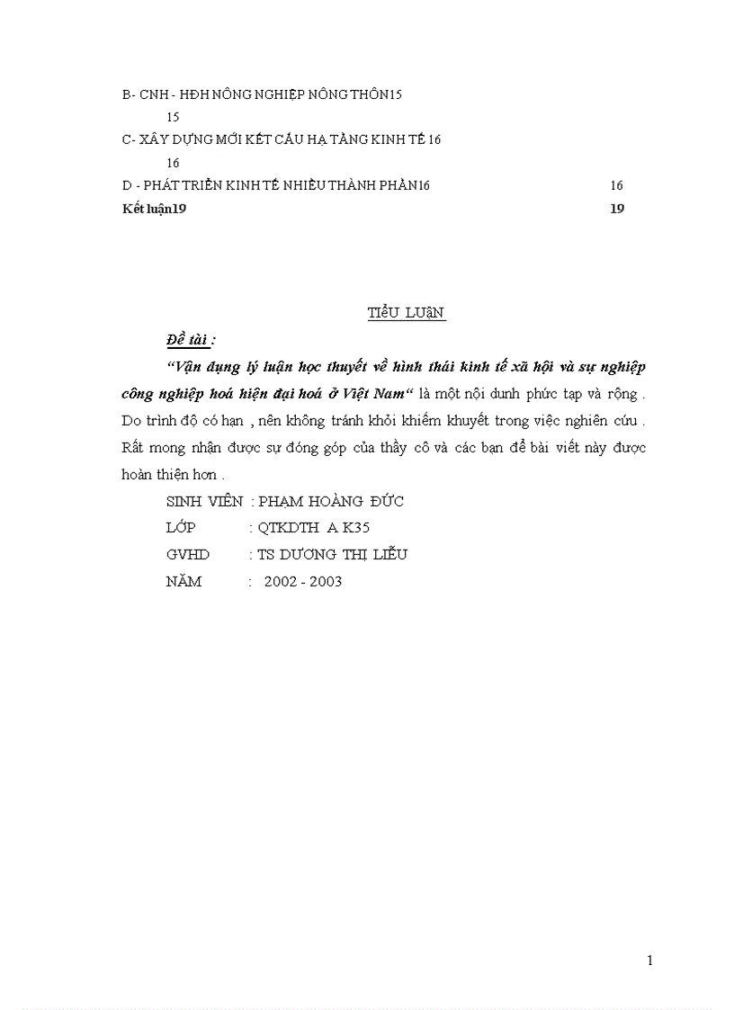 image for page Vận dụng lý luận học thuyết về hình thái kinh tế xã hội và sự nghiệp công nghiệp hoá hiện đại hoá ở Việt Nam