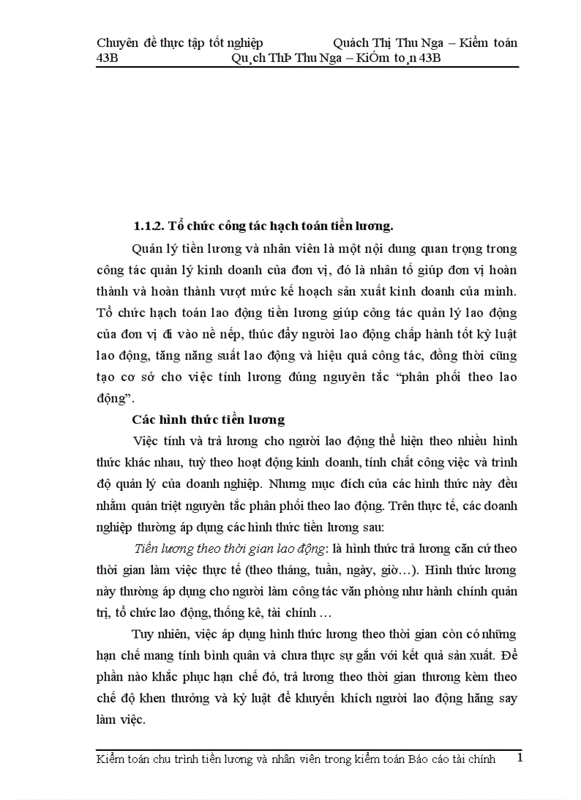 image for page Hoàn thiện kiểm toán chu trình tiền lương và nhân viên trong kiểm toán Báo cáo tài chính tại Công ty Kiểm toán và Dịch vụ tin học