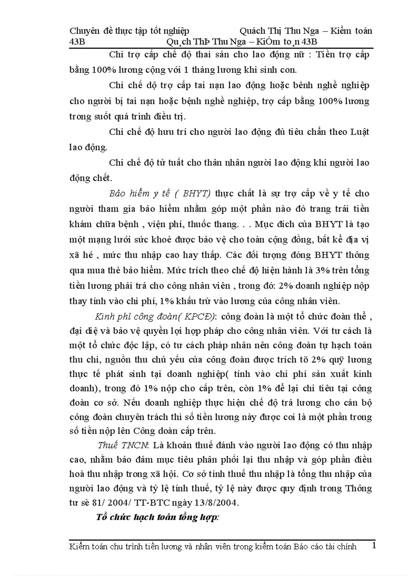 image for page Hoàn thiện kiểm toán chu trình tiền lương và nhân viên trong kiểm toán Báo cáo tài chính tại Công ty Kiểm toán và Dịch vụ tin học