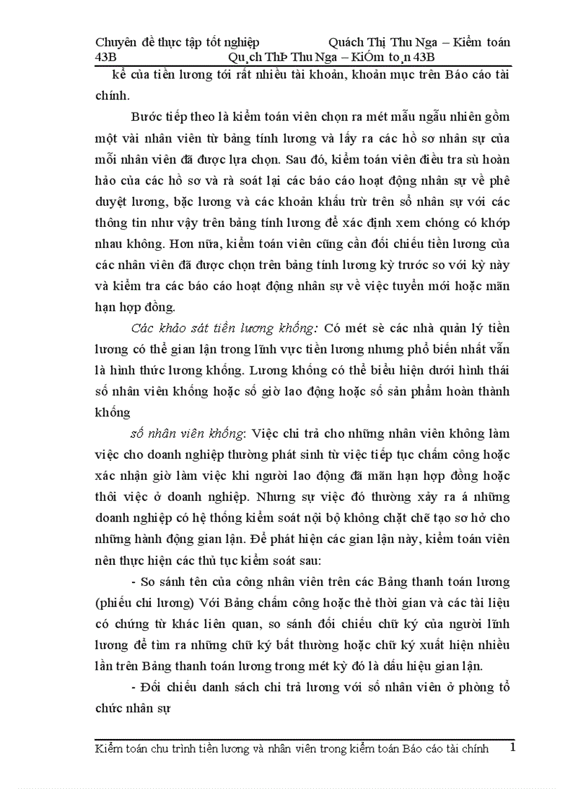 image for page Hoàn thiện kiểm toán chu trình tiền lương và nhân viên trong kiểm toán Báo cáo tài chính tại Công ty Kiểm toán và Dịch vụ tin học