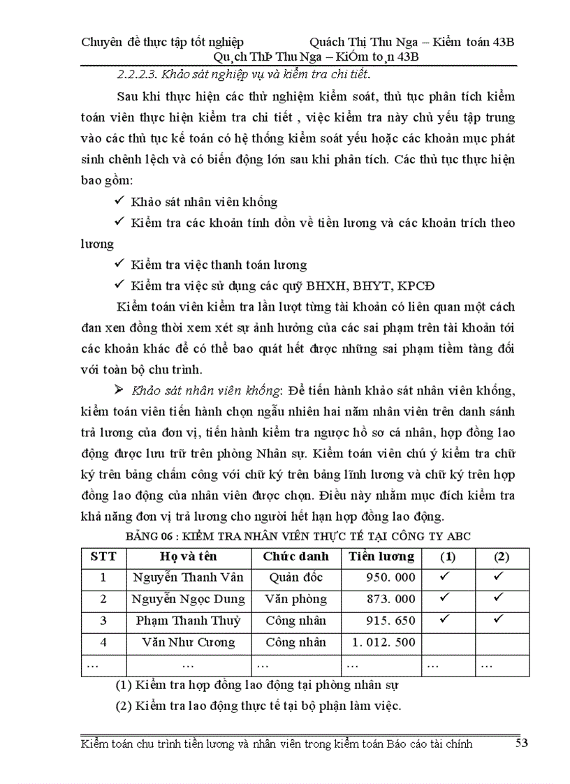 image for page Hoàn thiện kiểm toán chu trình tiền lương và nhân viên trong kiểm toán Báo cáo tài chính tại Công ty Kiểm toán và Dịch vụ tin học