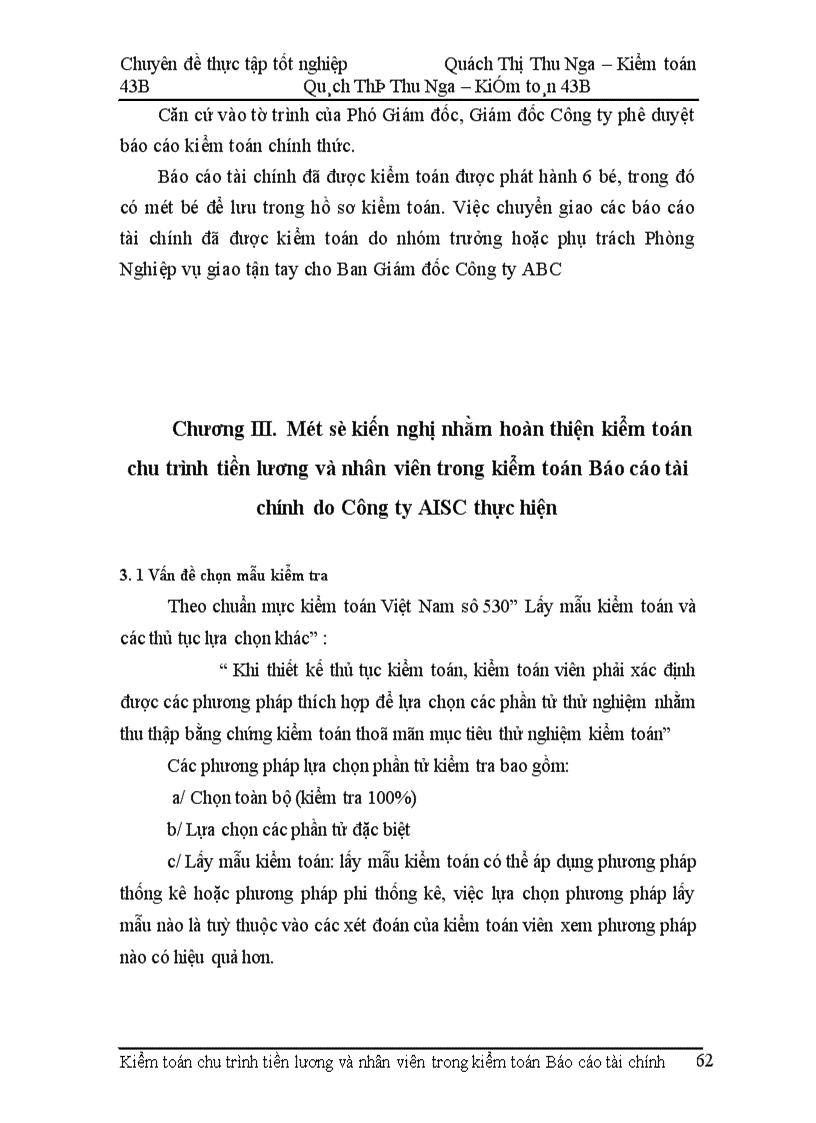 image for page Hoàn thiện kiểm toán chu trình tiền lương và nhân viên trong kiểm toán Báo cáo tài chính tại Công ty Kiểm toán và Dịch vụ tin học