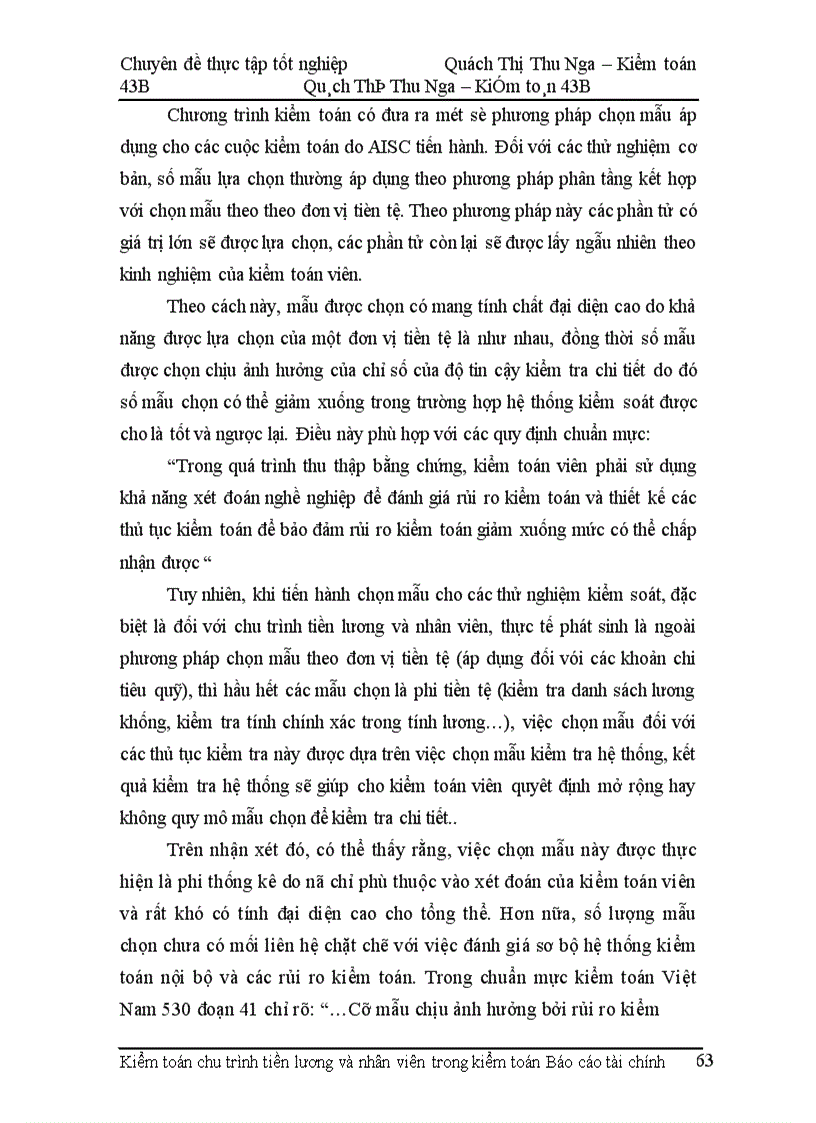 image for page Hoàn thiện kiểm toán chu trình tiền lương và nhân viên trong kiểm toán Báo cáo tài chính tại Công ty Kiểm toán và Dịch vụ tin học