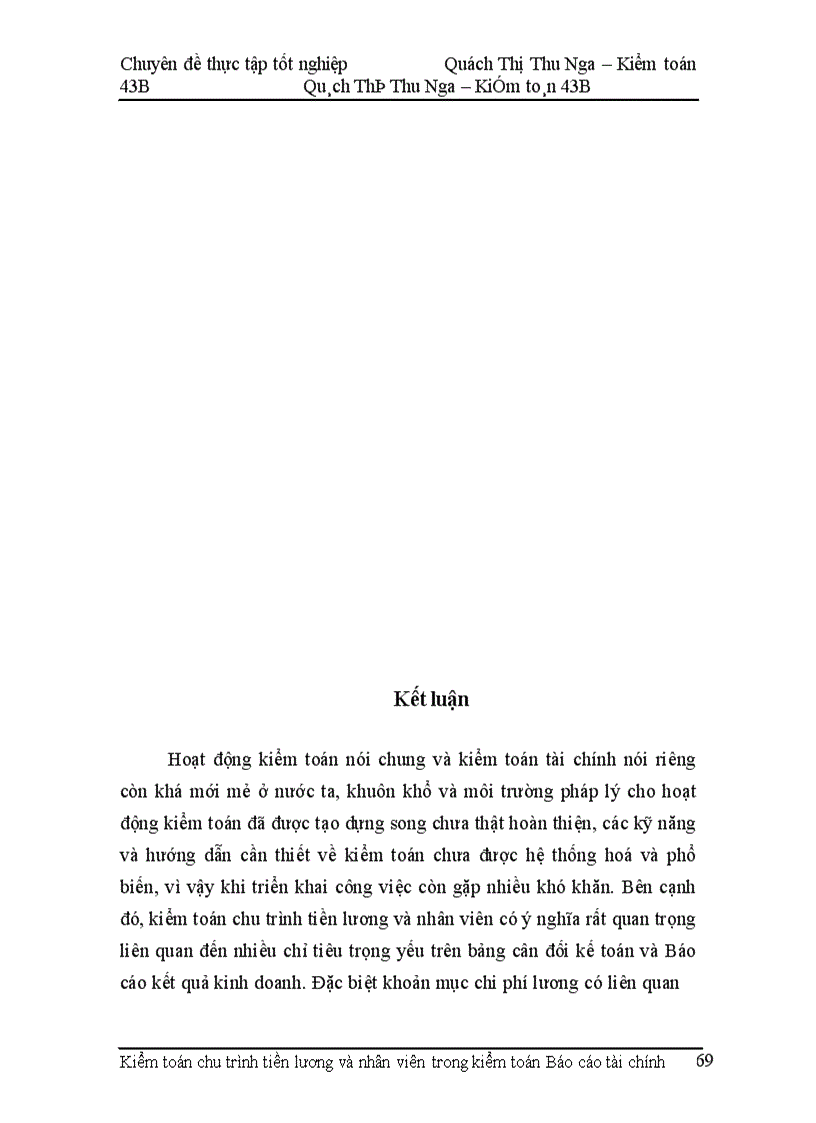 image for page Hoàn thiện kiểm toán chu trình tiền lương và nhân viên trong kiểm toán Báo cáo tài chính tại Công ty Kiểm toán và Dịch vụ tin học