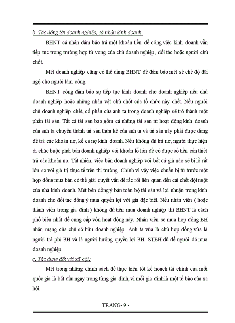 image for page Bảo hiểm nhân thọ ở Việt Nam và phương hướng triển khai