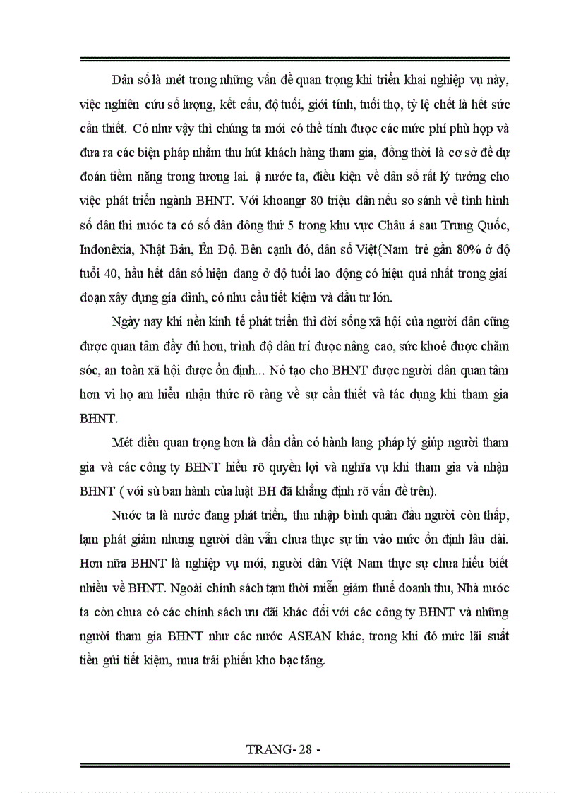 image for page Bảo hiểm nhân thọ ở Việt Nam và phương hướng triển khai