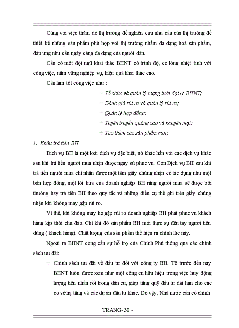 image for page Bảo hiểm nhân thọ ở Việt Nam và phương hướng triển khai