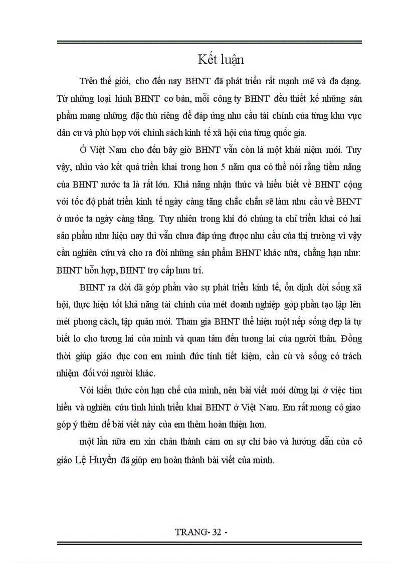 image for page Bảo hiểm nhân thọ ở Việt Nam và phương hướng triển khai